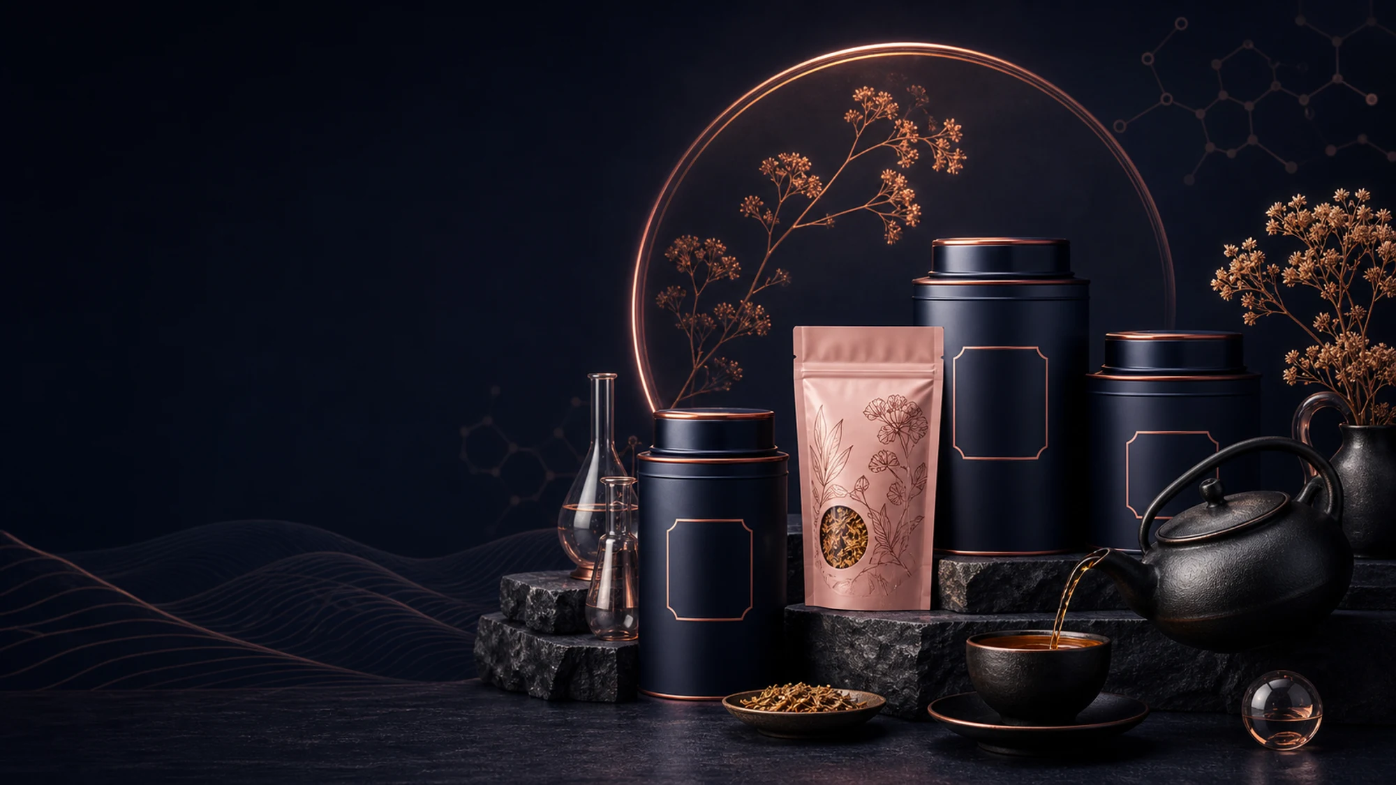 TOPLIFE 1188 midnight-vitality 茶品牌主视觉